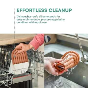 Outlery Heat Resistant Silicone Trivets Set of 3 - Kitchen