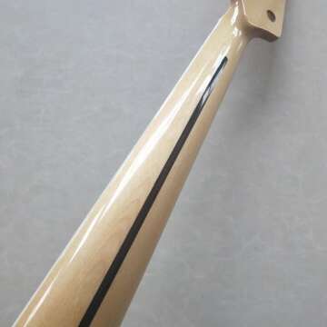5 String Bass Guitar Neck 21 Fret 34" Maple Fingerboard Inlay Replacement Parts
