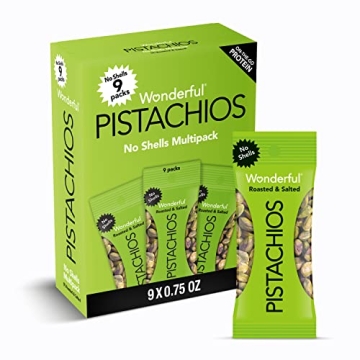 Wonderful Pistachios No Shells, Healthy Snack Pack