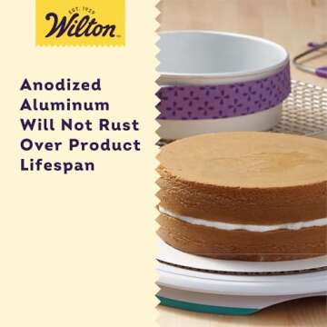 Wilton Performance Pans Aluminum Round Cake Pan, 9 x 2 in., Pack of 2