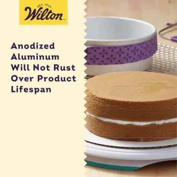 Wilton Performance Pans Aluminum Round Cake Pan, 9 x 2 in., Pack of 2