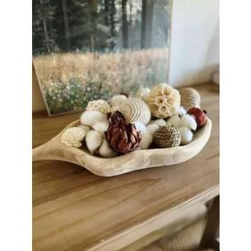 Natural Rattan Ball Decor Filler for Indoor Spaces