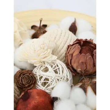 Natural Rattan Ball Decor Filler for Indoor Spaces