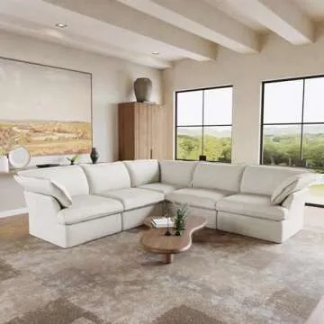 JACH V Shape Modern Sectional Couch - Stylish & Comfortable