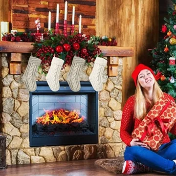 Decorative Knitted Christmas Stockings for Holiday Joy