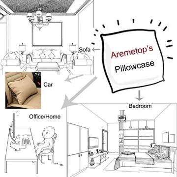 Aremetop Pumpkin Patch Pillow Covers for Cozy Fall Decor