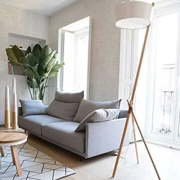 Tempaper Folk White Woodland Fantasy Peel and Stick Wallpaper