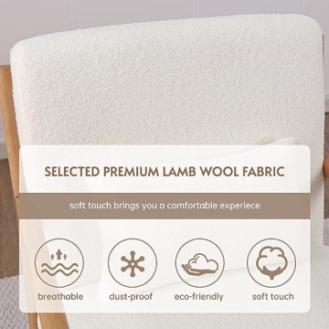 Elegant ANJHOME Mid Century Accent Chair