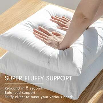 Phantoscope Outdoor Waterproof Pillow Inserts in Bulk