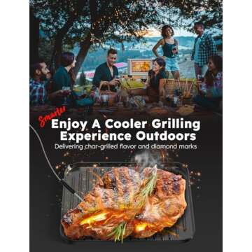 Nuwave Bravo XL Pro Air Fryer Toaster Oven with Grill Combo, 2025 New Ultra-Fast Convection System, 35% Crispier, 2X More Even, 142 Presets, 50-500F, Smarter Probe, PFAS Free, 30QT, Stainless Steel