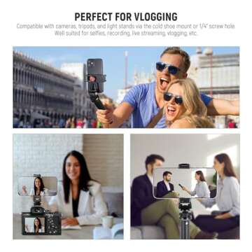 NEEWER Metal Phone Tripod Mount with Cold Shoe Mounts, Freely Adjustable Joints Universal Phone Holder Compatible with iPhone 15 Pro Max Samsung Galaxy Google Pixel Canon Nikon Sony Camera Cage, PA001