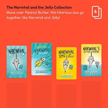 Yoto The Narwhal & Jelly Collection by Ben Clanton – 8 Kids Audio Cards for Screen-Free Enjoyment