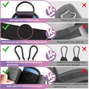 Ankle Resistance Bands for Women | Perfect for Workouts