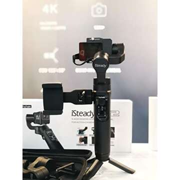 Hohem Smartphone Holder Phone Clip for Hohem Gimbal Accessories for Hohem iSteady Pro 3/4, Mobile Plus Gimbal Stabilizer with 1/4'' Screw Sold by USKEYVISION