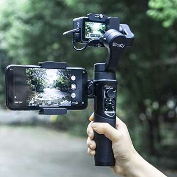 Hohem Smartphone Holder Phone Clip for Hohem Gimbal Accessories for Hohem iSteady Pro 3/4, Mobile Plus Gimbal Stabilizer with 1/4'' Screw Sold by USKEYVISION