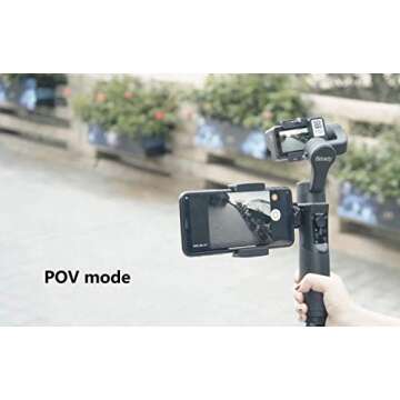 Hohem Smartphone Holder Phone Clip for Hohem Gimbal Accessories for Hohem iSteady Pro 3/4, Mobile Plus Gimbal Stabilizer with 1/4'' Screw Sold by USKEYVISION