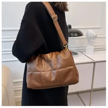 Trendy Quilted Crossbody Bag for Women - Stylish & Spacious