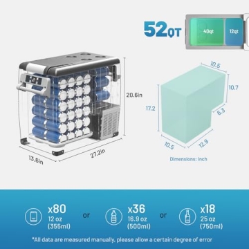 Alpicool CF55 Portable Freezer for Camping and Travel