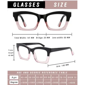 Chic Blue Light Blocking Reading Glasses for All Ages