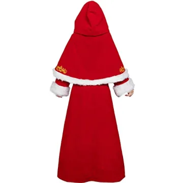 Captivating Mrs Claus Costume Outfit for Women - 3PCS Set