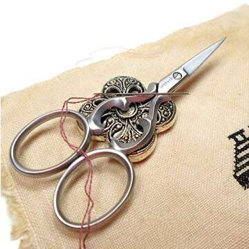 Antique Silver Shamrock Needle Minder Magnet