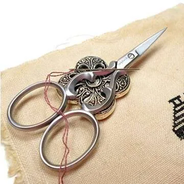 Antique Silver Shamrock Needle Minder Magnet