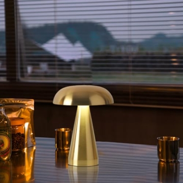 HPUFKOT Portable Metal Desk Lamp with Touch Control