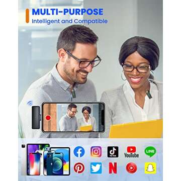 Askshy Wireless Lavalier Mic for Captivating Audio