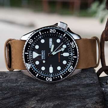 22mm Gingerbread Brown Leather NATO® Watch Strap