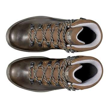 SCARPA Men's Terra GTX Waterproof Gore-Tex Boots for Hiking and Backpacking - Brown - 11