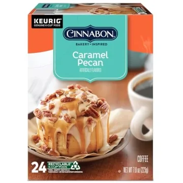 Cinnabon Caramel Pecan Coffee K-Cup Pods 96 Count