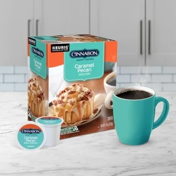 Cinnabon Caramel Pecan Coffee K-Cup Pods 96 Count