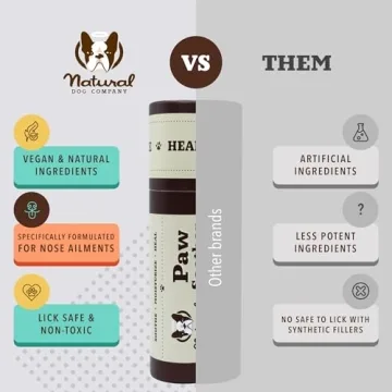 Organic Dog Paw Balm for Dry Cracked Paws Relief