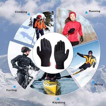 Upgraded Touch Screen Running Gloves for Winter Sports