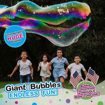 WOWMAZING Giant Bubble Kit Family Pack 14 Pieces