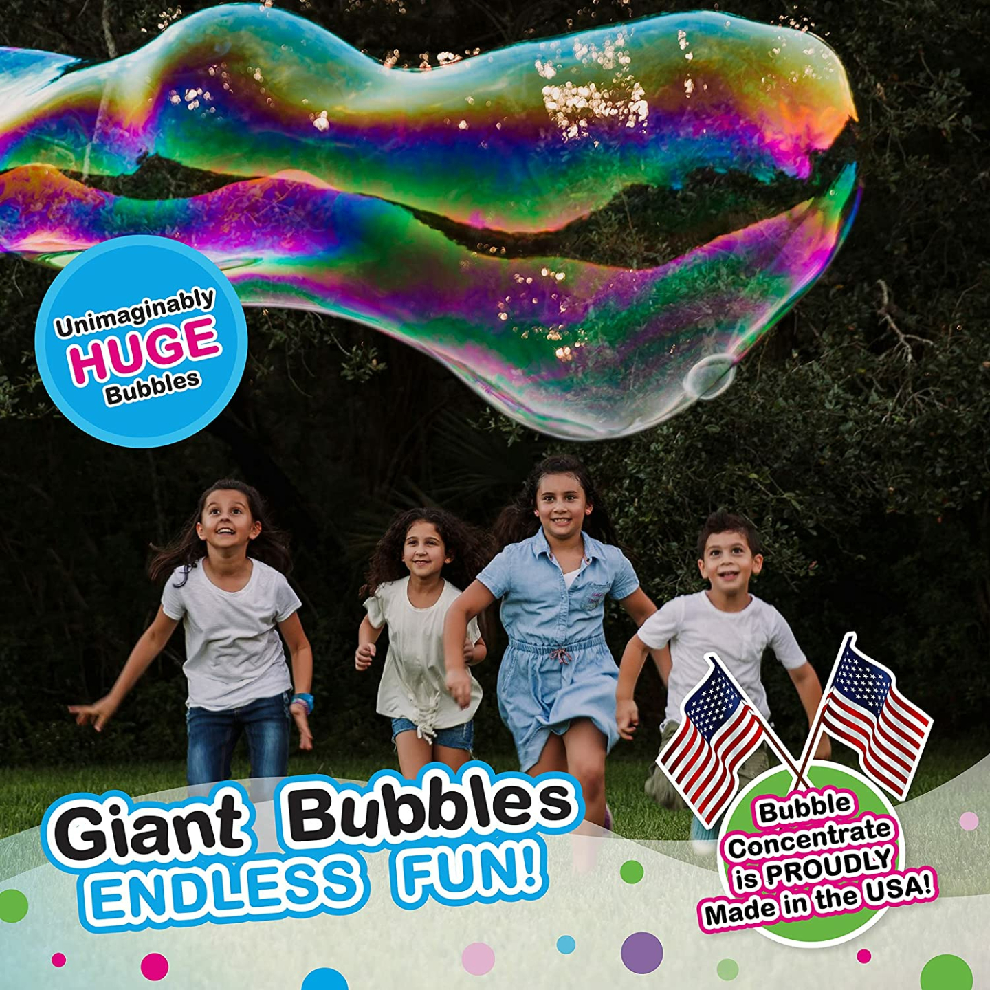 WOWMAZING Giant Bubble Kit Family Pack 14 Pieces