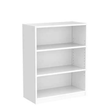 Mainstay Orion Wide 3-Shelf Bookcase – Stylish Storage Solution