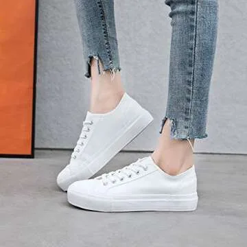 Stylish Adokoo Women’s Fashion Platform Sneakers
