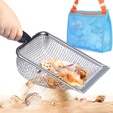 Beach Mesh Shovel & Bag for Shell Collecting Adventure