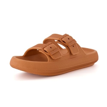 CUSHIONAIRE Women's Fame Cloud Slide for Comfort and Style