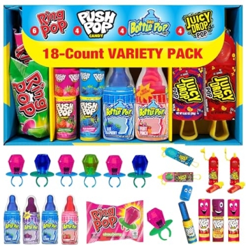 18 Count Lollipop Variety Pack for Party Favors