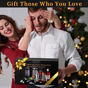 26-Piece Bartender Kit Cocktail Shaker Set Silver