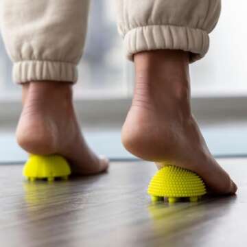 NABOSO Neuro Ball, Foot Myofascial Release Tool, Textured Massage Ball for Feet, Self Massage, Mobility and Recovery