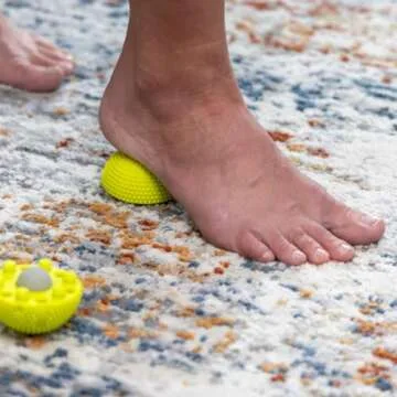 NABOSO Neuro Ball, Foot Myofascial Release Tool, Textured Massage Ball for Feet, Self Massage, Mobility and Recovery