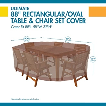 Durable Duck Covers Outdoor Table and Chair Cover