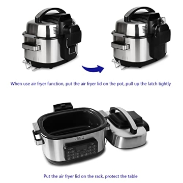 Artestia 12-in-1 Multi Cooker Air Fry Sous Vide Slow Cook