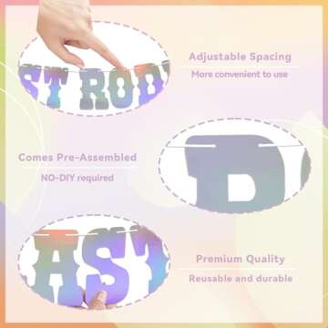 Last Rodeo Banner for Western Bachelorette Party