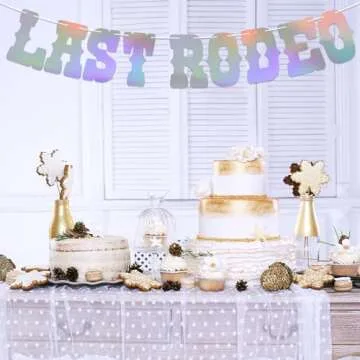 Last Rodeo Banner for Western Bachelorette Party