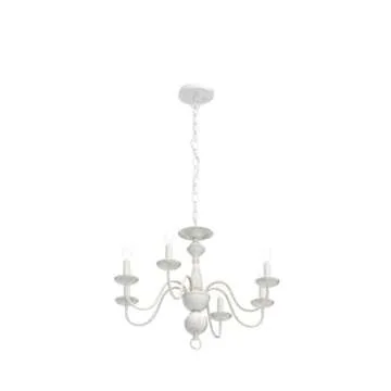 French Country Chandelier 6-Light Elegant Lighting for Home