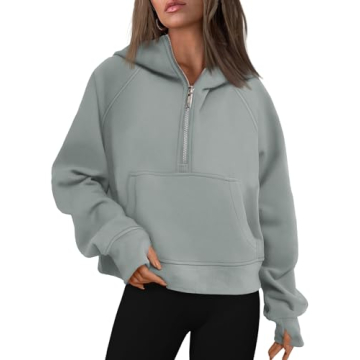 Stylish AUTOMET Womens Half Zip Sweatshirt for Fall 2025